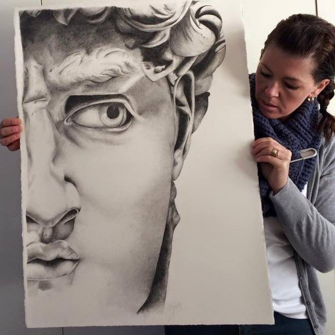 Graphite drawing- Study Of David