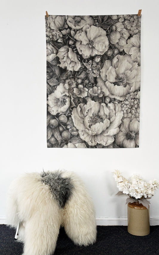 Belgian Linen Textile Wall Hanging
