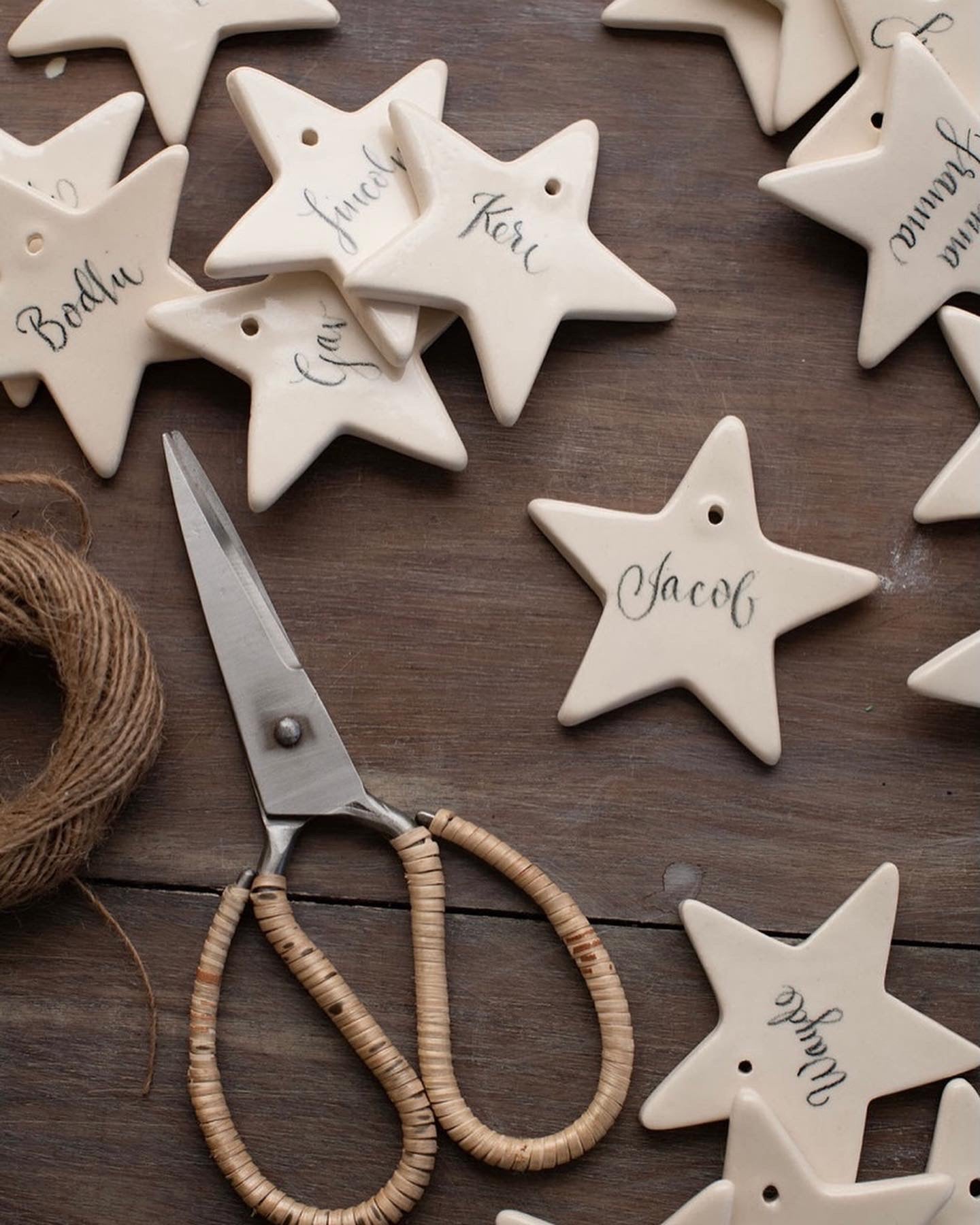 Custom Calligraphy Stars